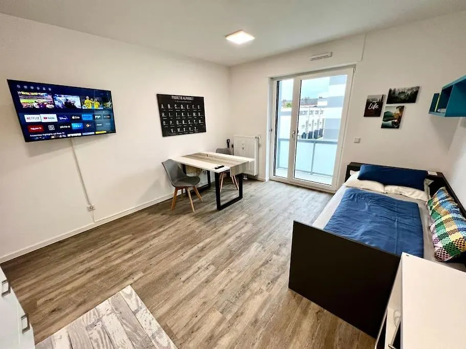 Carefree Mikroapartment Inkl. Balkon + Tiefgarage اوغسبورغ شقة