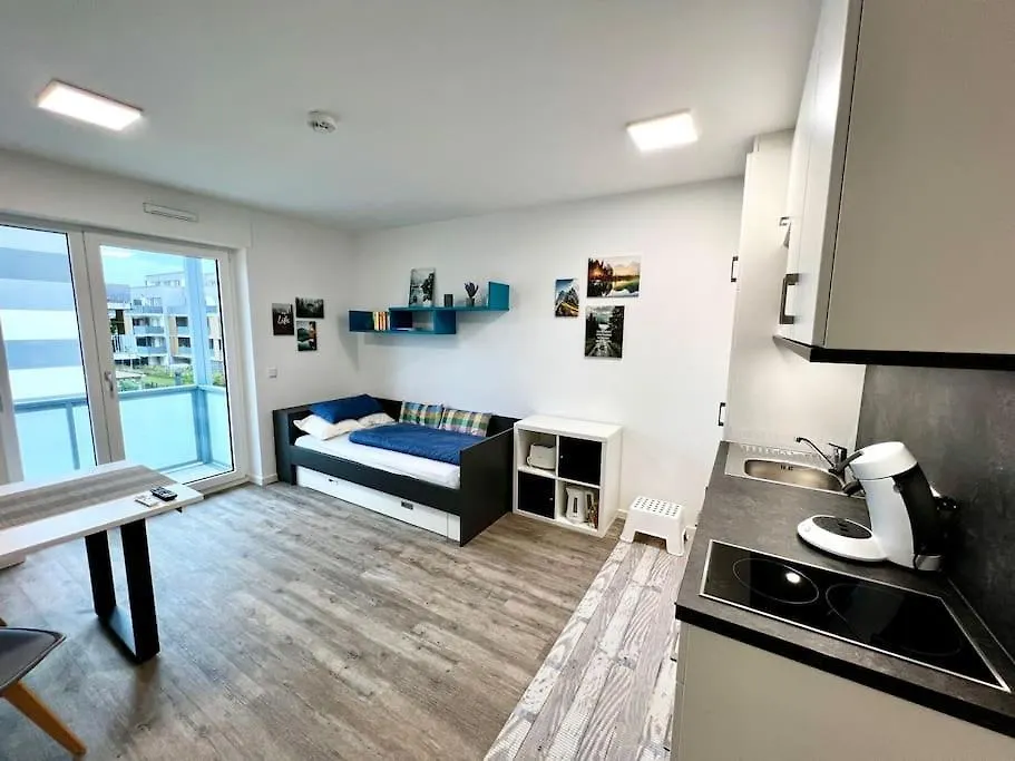 Carefree Mikroapartment Inkl. Balkon + Tiefgarage اوغسبورغ