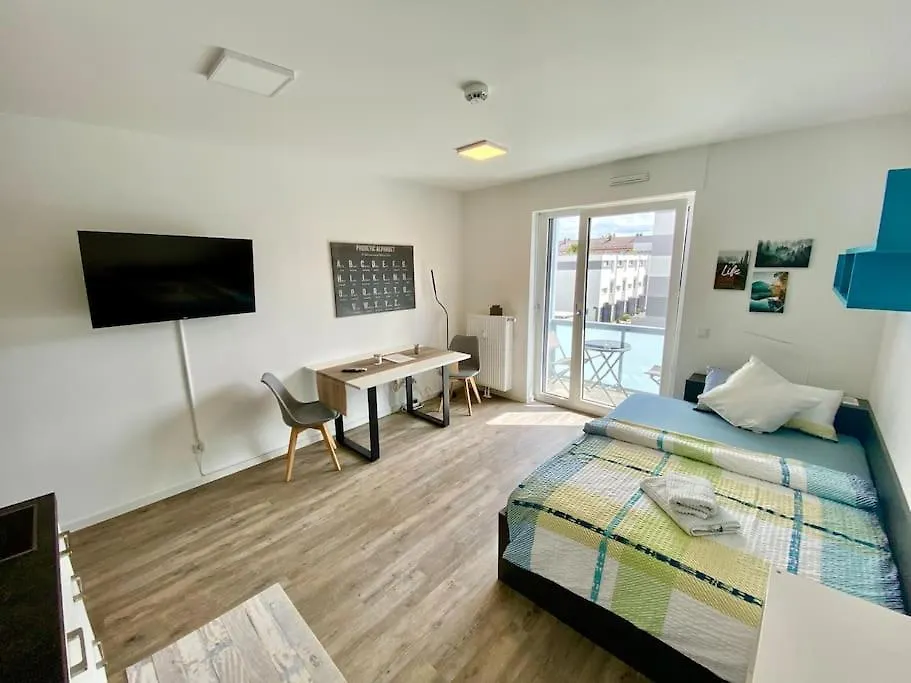 Carefree Mikroapartment Inkl. Balkon + Tiefgarage اوغسبورغ ألمانيا