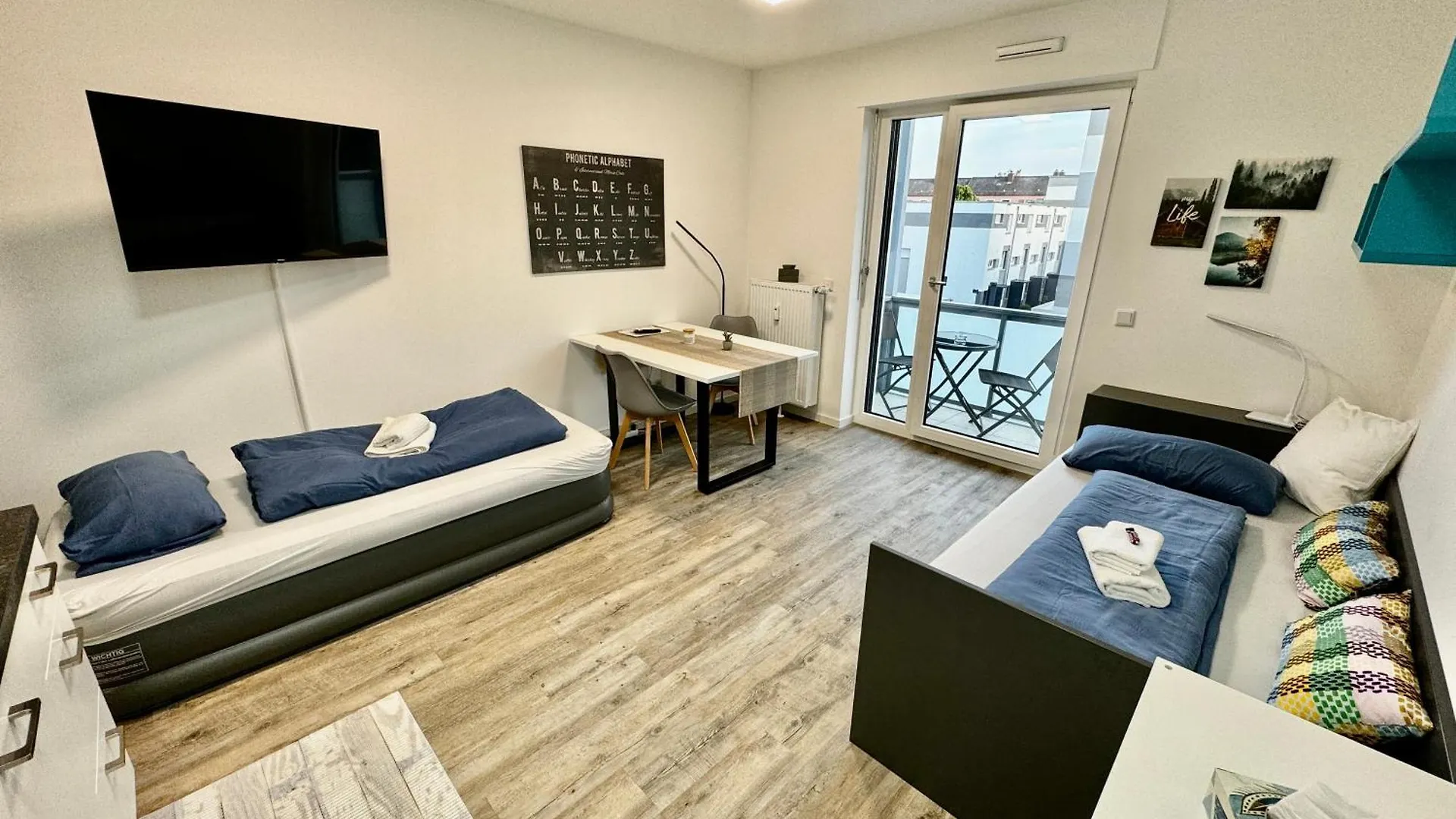 Carefree Mikroapartment Inkl. Balkon + Tiefgarage Augsburg
