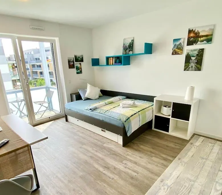 Apartment Carefree Mikroapartment Inkl. Balkon + Tiefgarage Augsburg